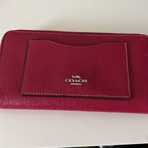 Red coach Wallet